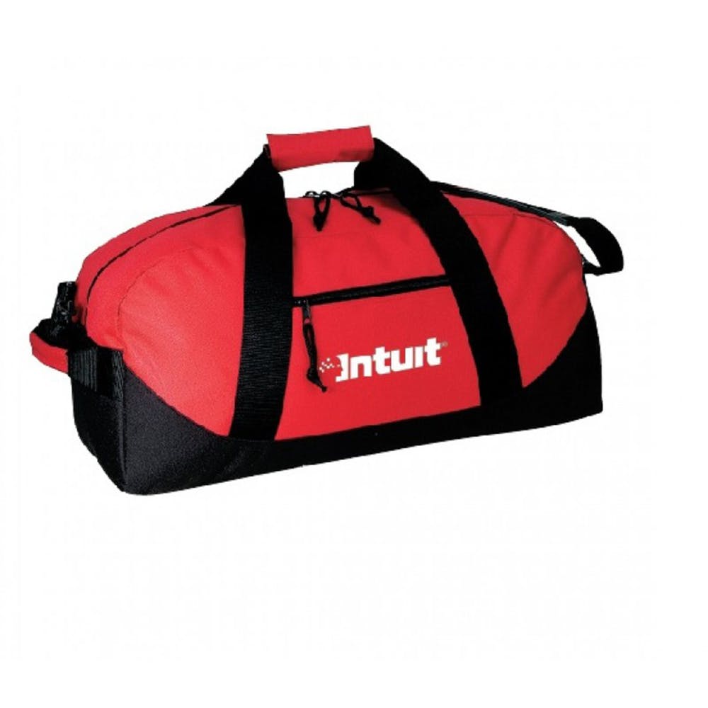 21" Duffel Bags - Red w/Black 2