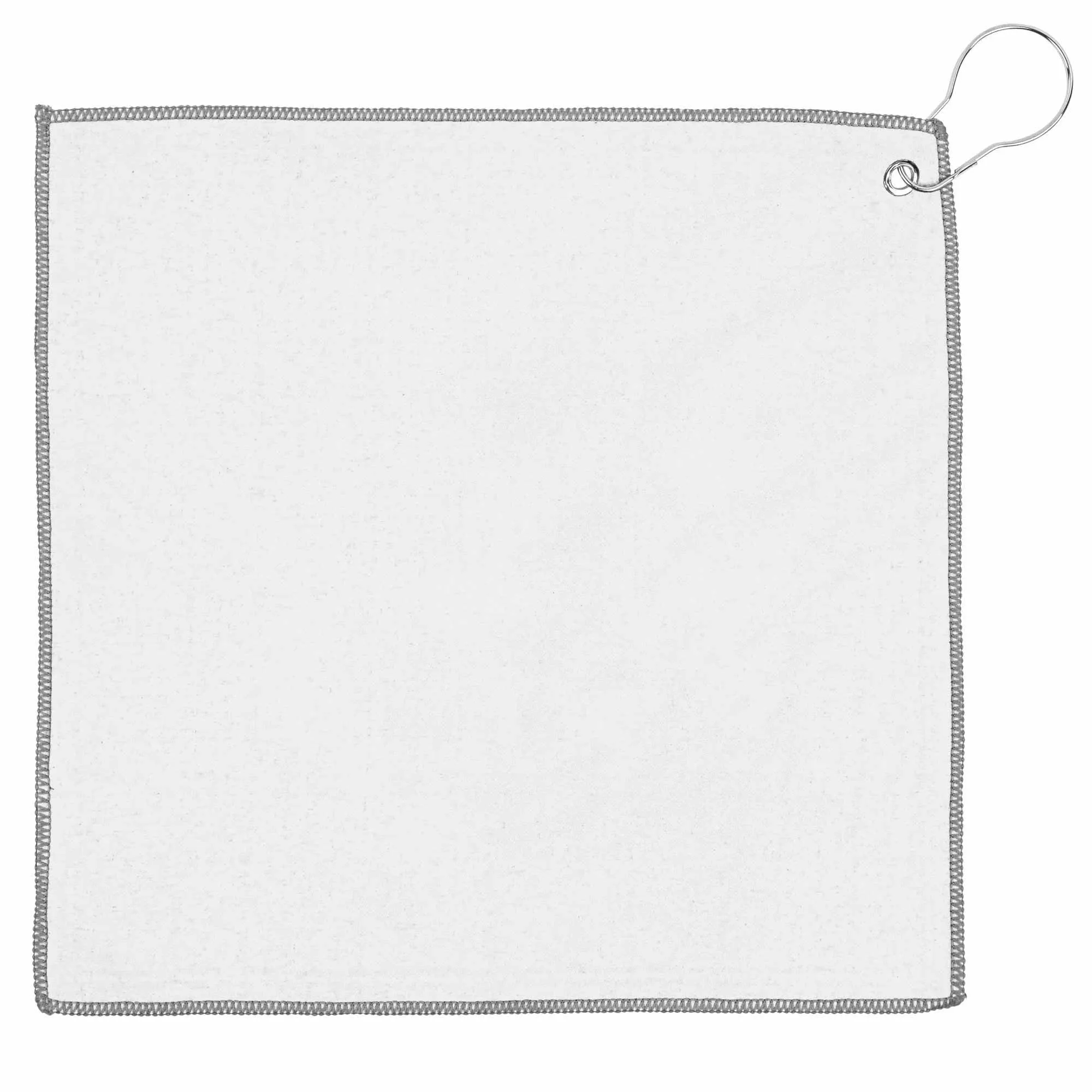 12x12 Recycled Golf Towel with Carabiner 7