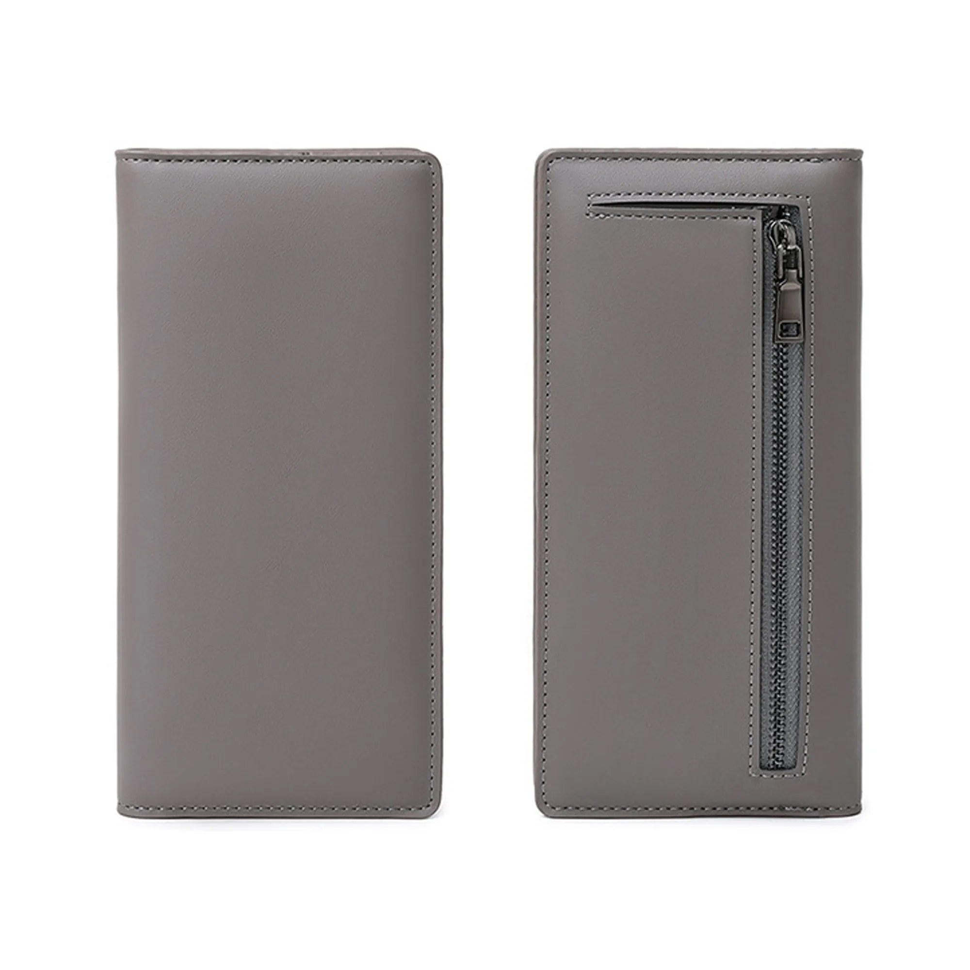 RFID Anti-theft Brush Leather Wallet Card Bag 5
