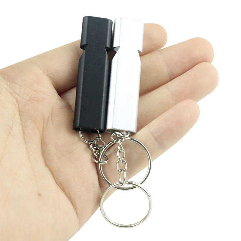 Outdoor Portable Aluminum Survival Whistle 3