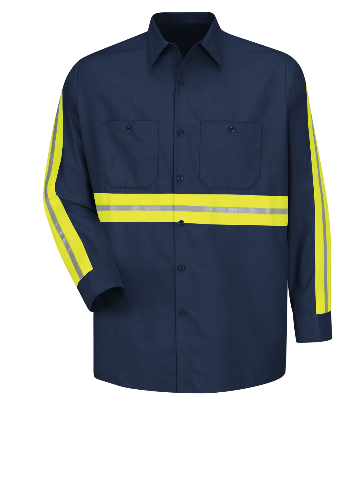 Red Kap Shirts -  Men's Long Sleeve Industrial Work Shirt 7