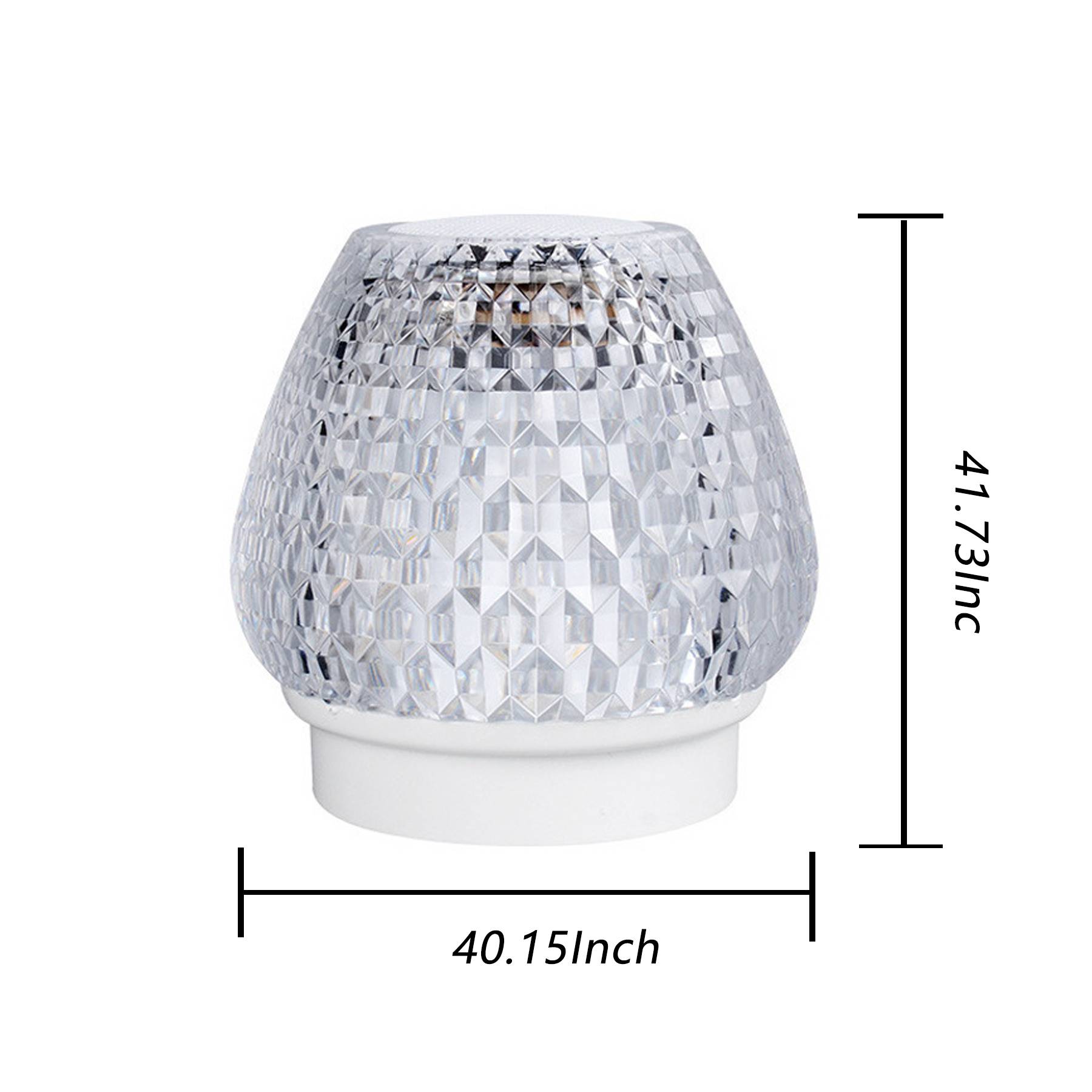 LED Bluetooth Speaker Crystal Desk Lamps 5