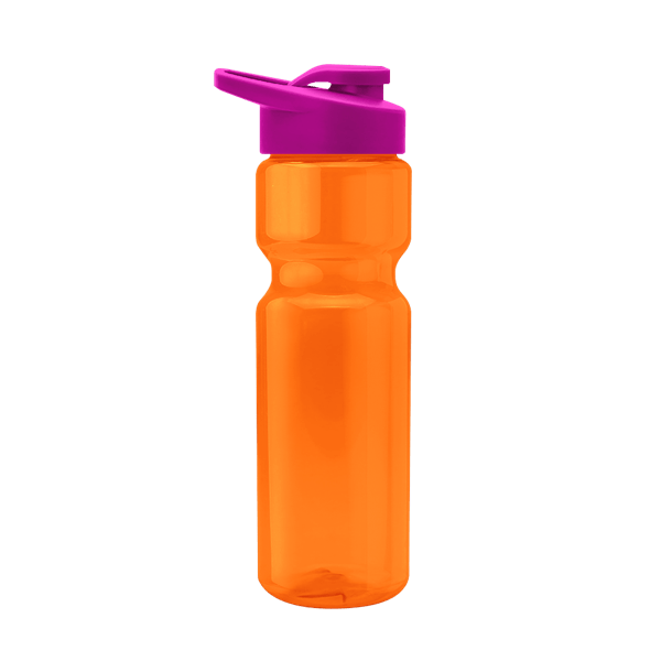 Blazer 28oz Transparent Bike Bottle w/Drink-thru Lid 879
