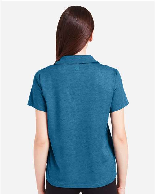 Women's Fairway Marbled Jersey Polo - PDP7058 5