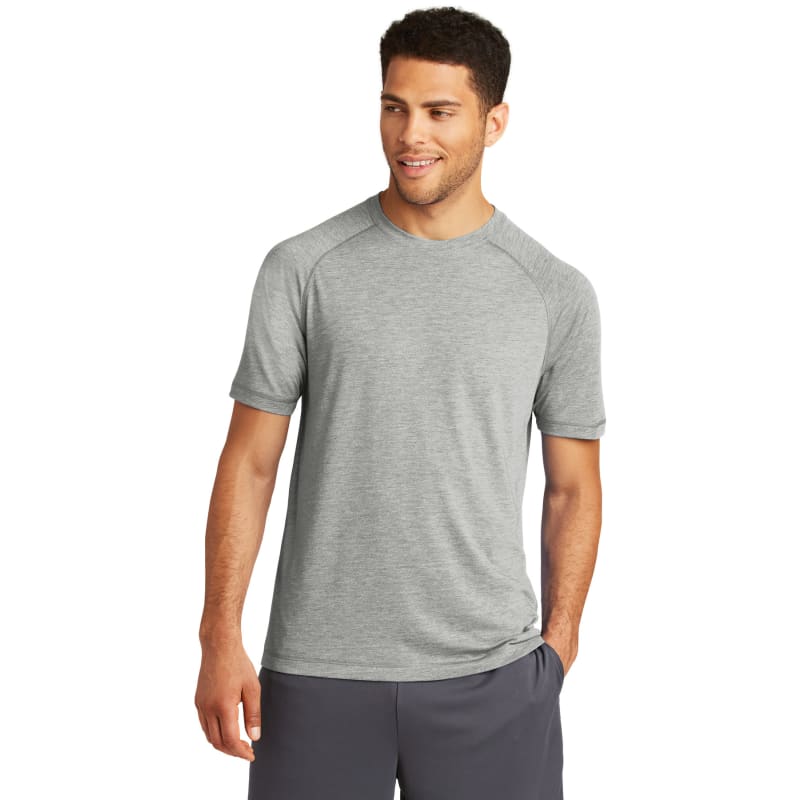 Sport-Tek PosiCharge Tri-Blend Wicking Raglan Tee. 91