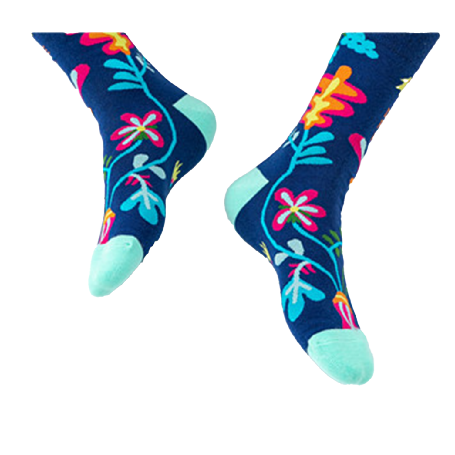 Long Tube Casual Abstract Letter Floral Socks 5