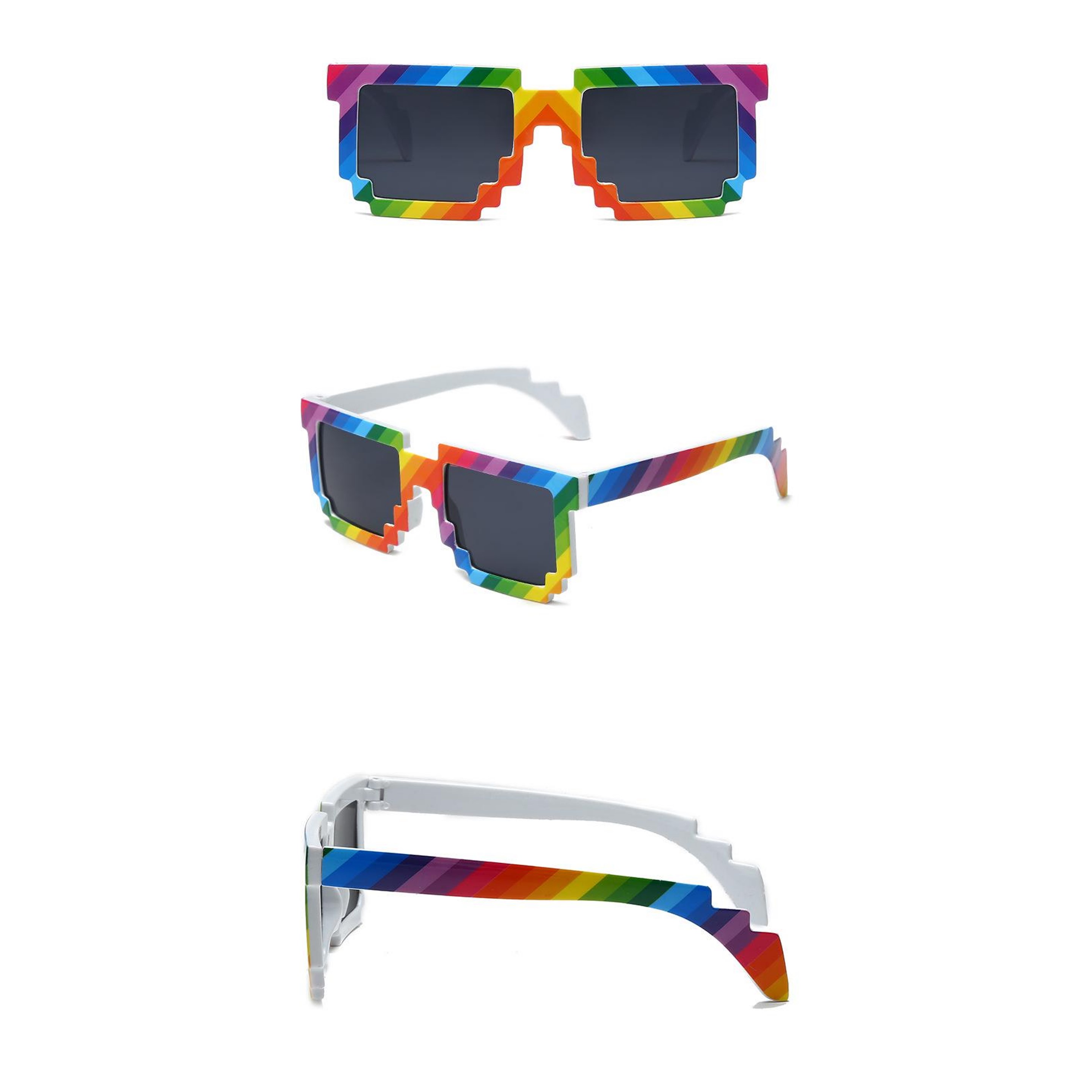 Rainbow Mosaic Sunglasses (direct import) 1