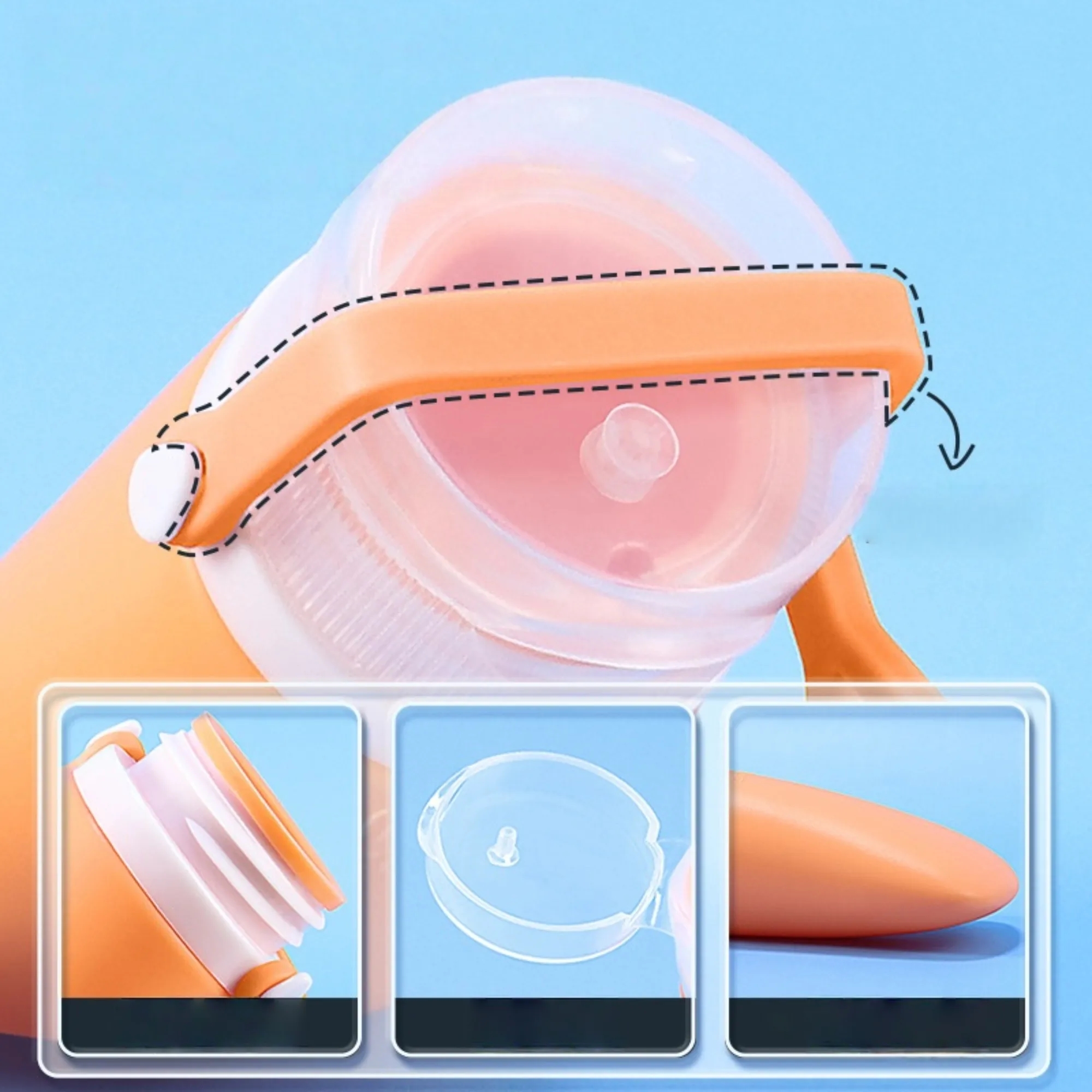 4-pack toiletries travel bottle, 3 oz refillable container 3