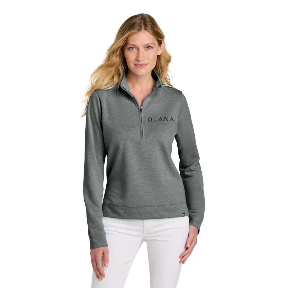 TravisMathew Women's Coveside Half-Zip 3
