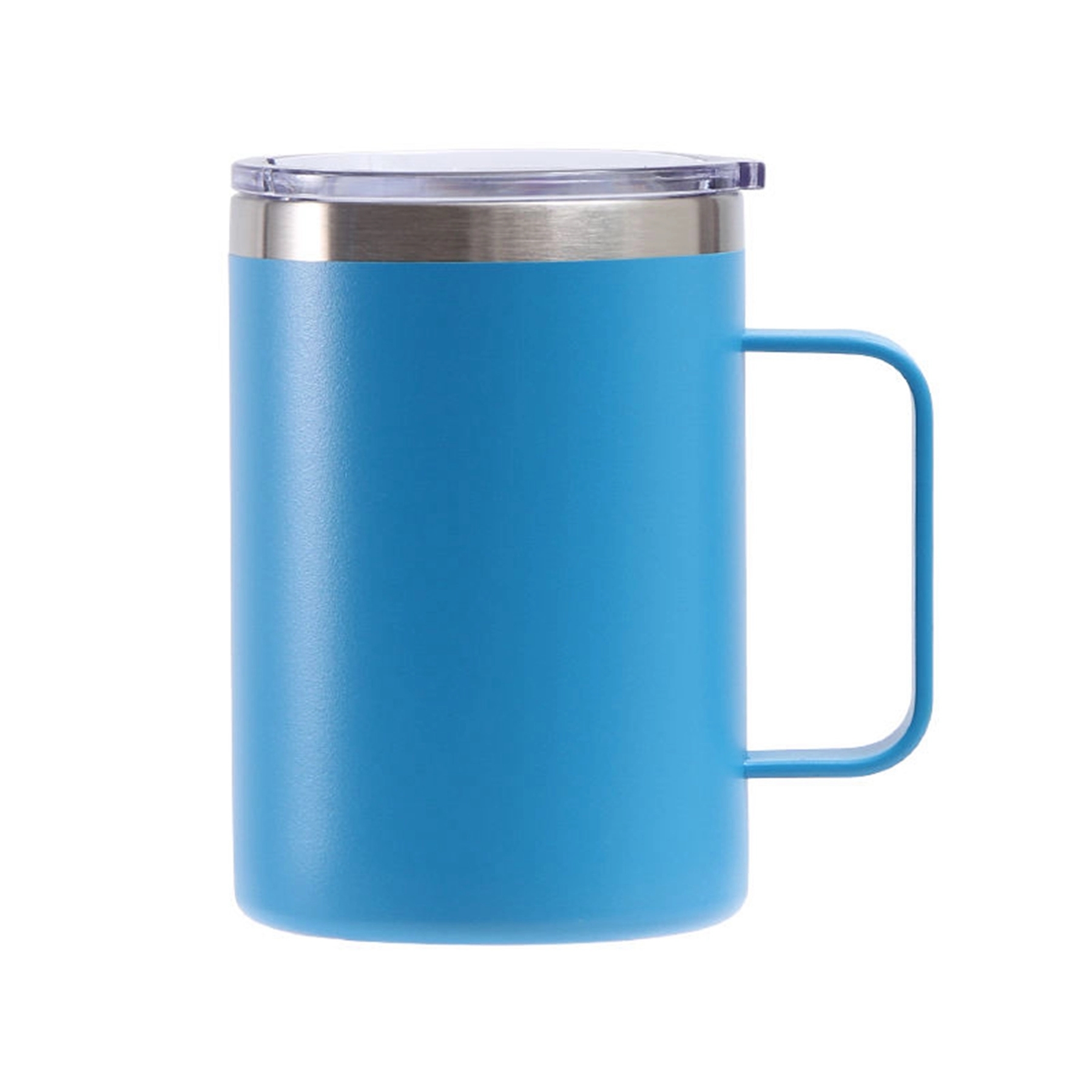16 Oz. Vacuum Stainless Steel Coffee Mug with Handle & Lid 19