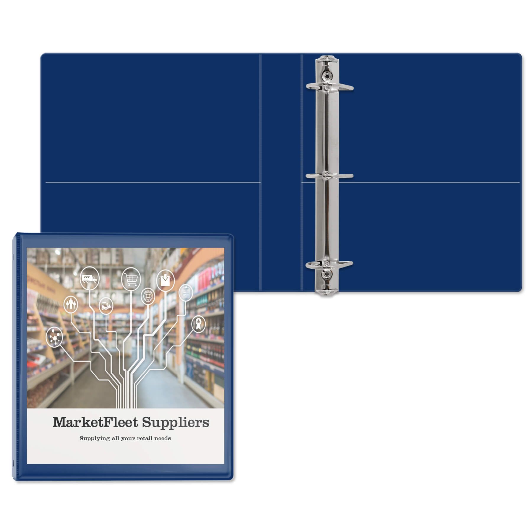1 1/2" Entrapment Angle D Ring Binder 4