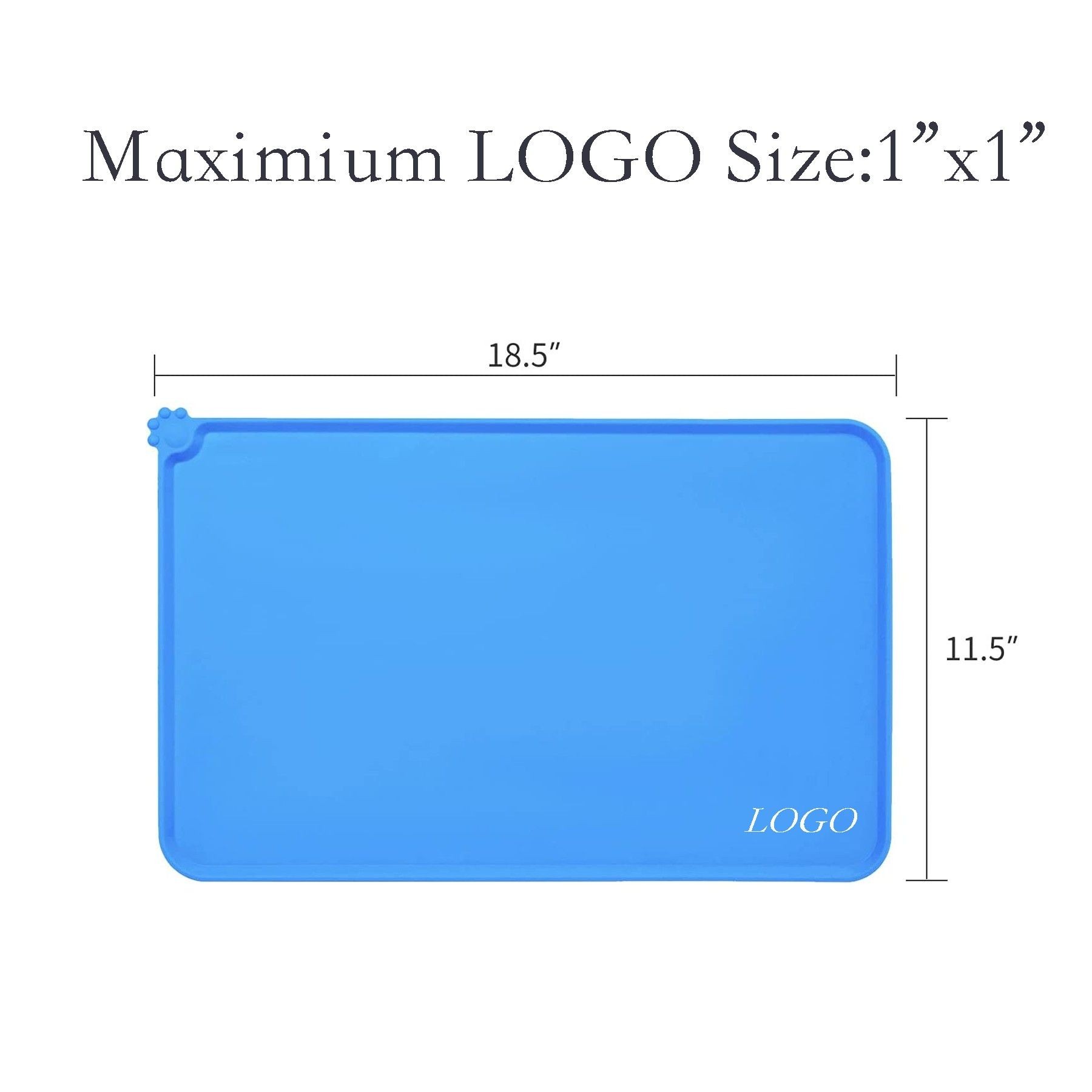 Silicone Waterproof Pet Feeding Mat 2