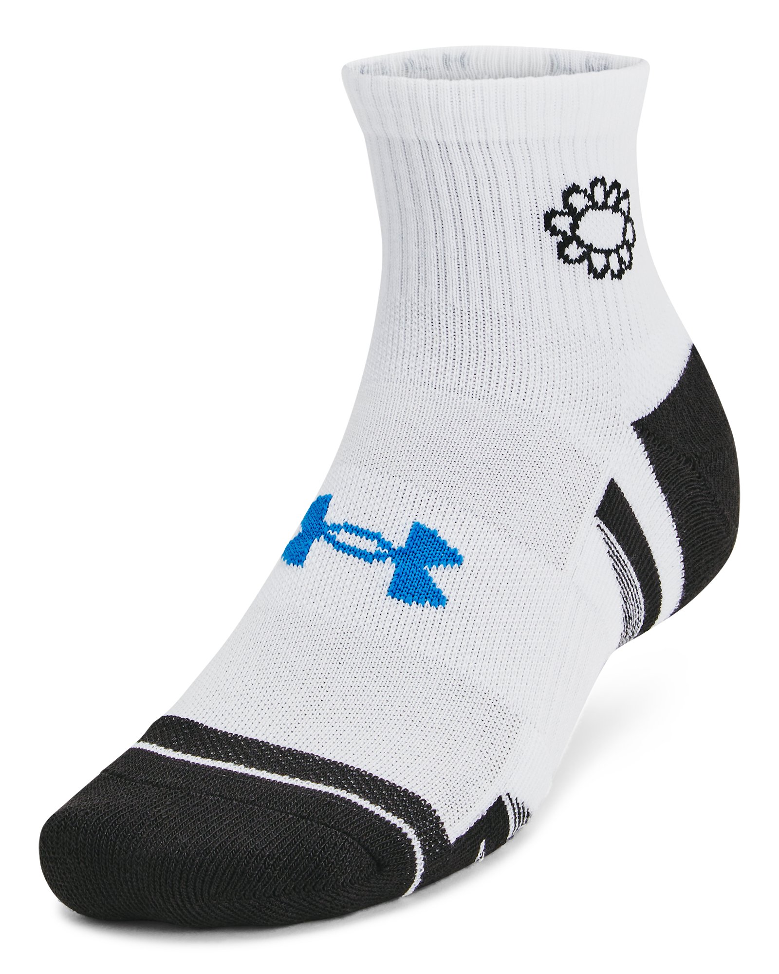 UA Performance Tech Unisex 3-Pack Quarter Socks 6