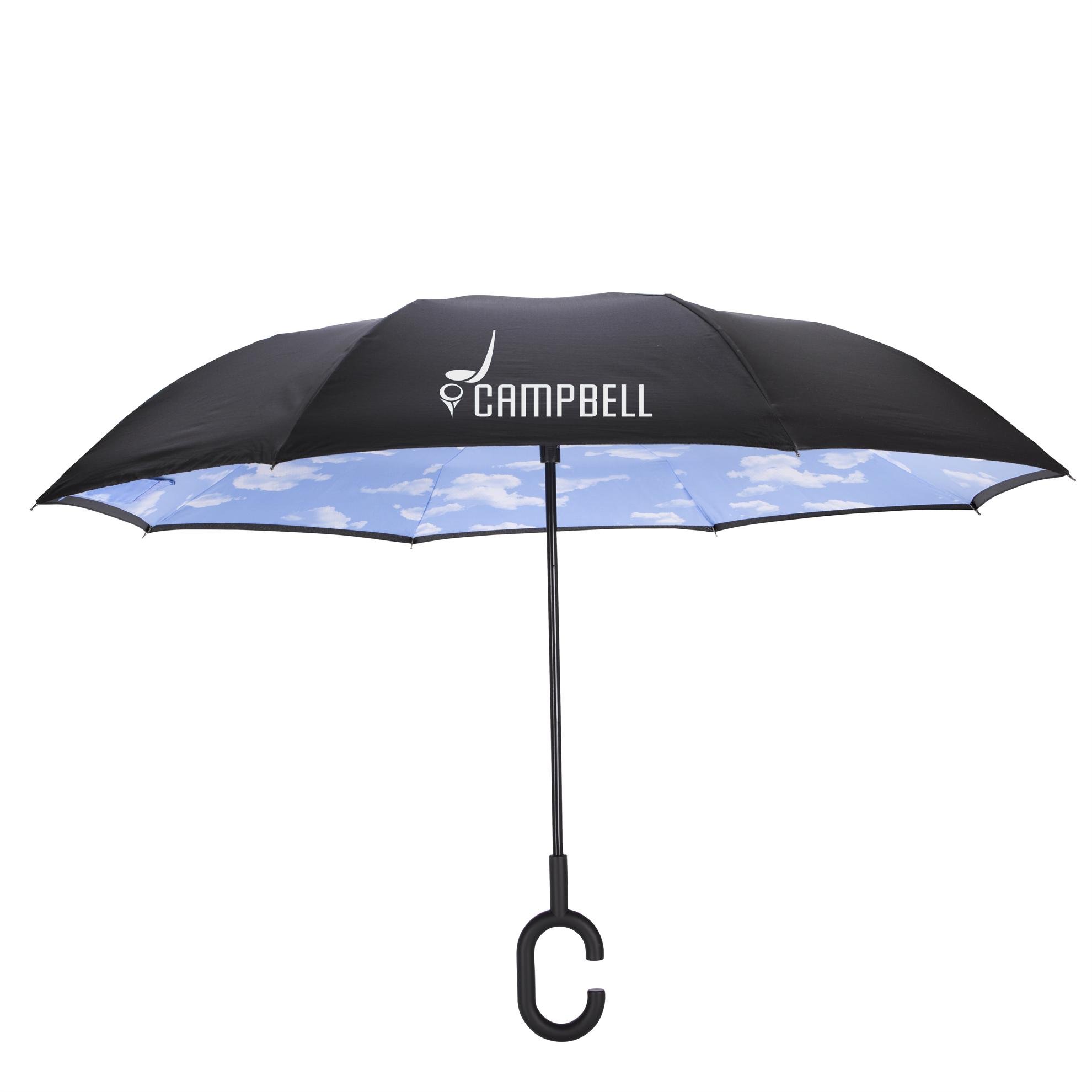 Shed Rain™ UnbelievaBrella® 48" Reverse-Close Manual Stick Umbrella (Prints) 45
