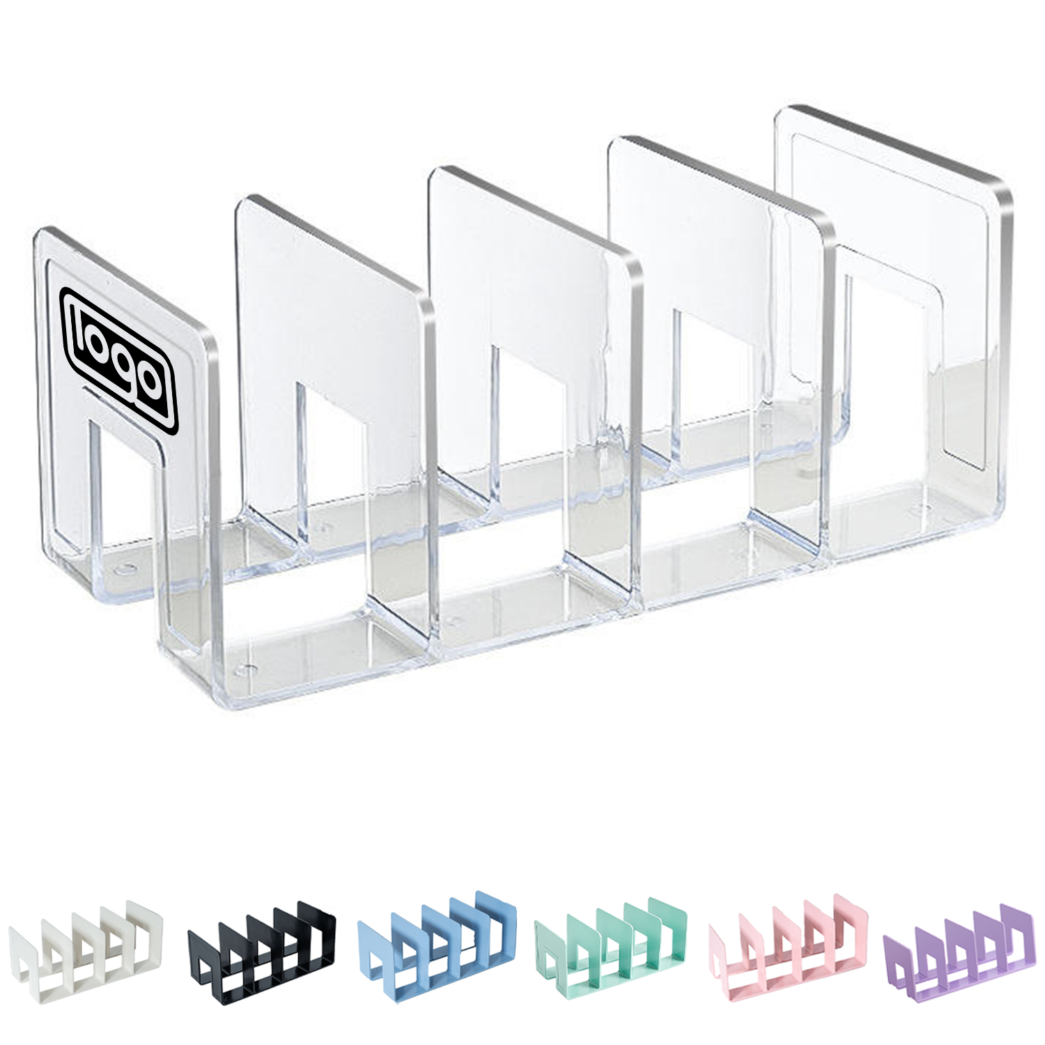 Clear Acrylic Multi Compartment Display Rack 2