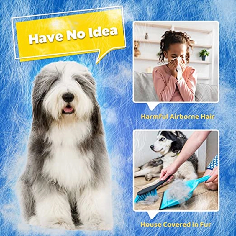 Gentle Deshedding Brush Pet Grooming Gloves 15