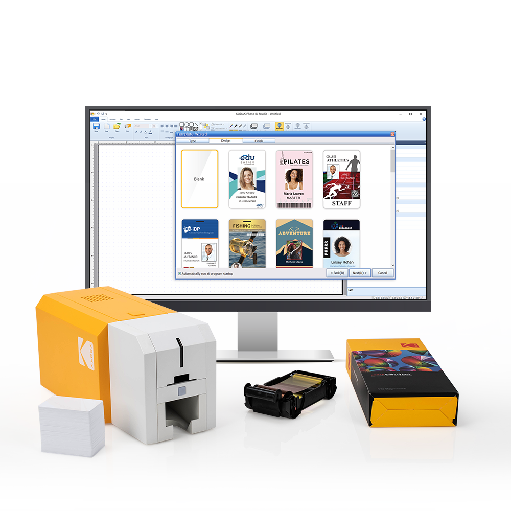 Single Sided KODAK ID Card Printer with Auto Feed 2