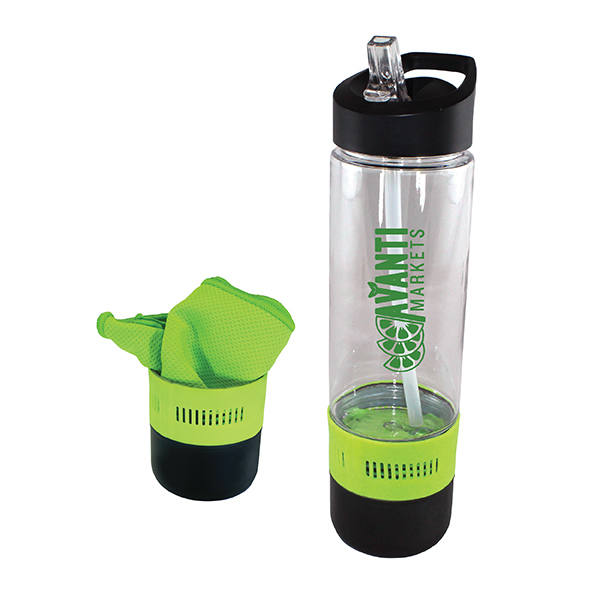17 oz. Co-Poly Bottle with Cooling Towel 15