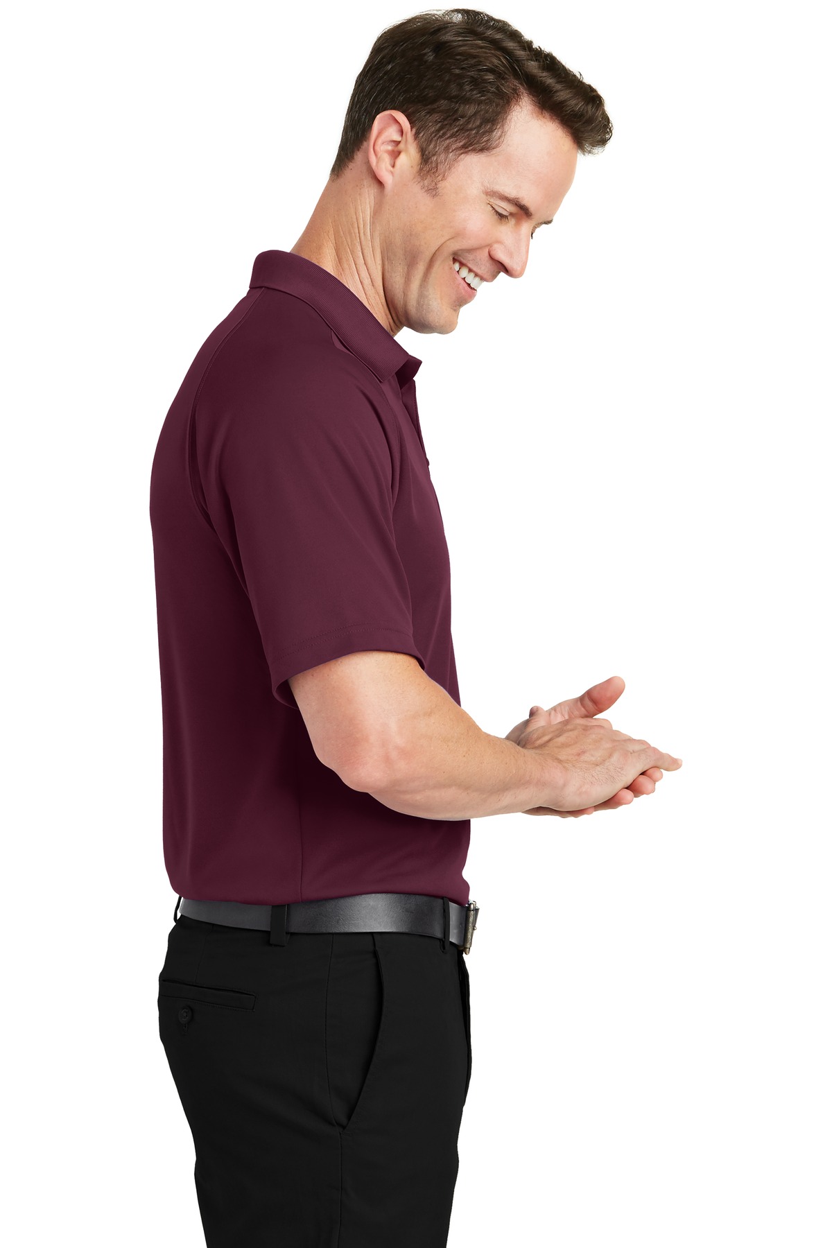 Sport-Tek Dry Zone Raglan Polo. T475 34