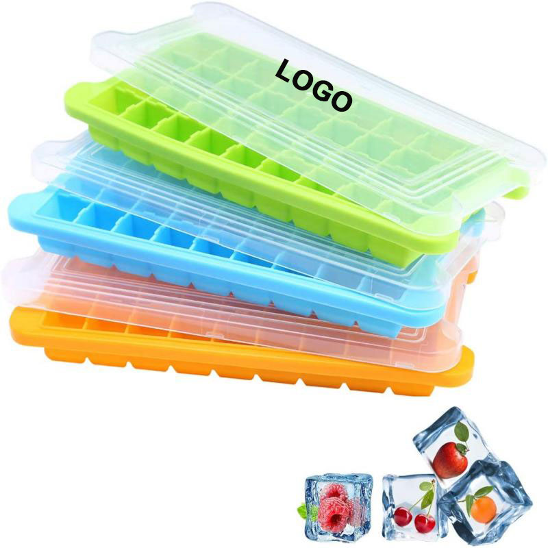 36-Ice Trays Silicone Ice Cube Molds w/Sealing Lid 3
