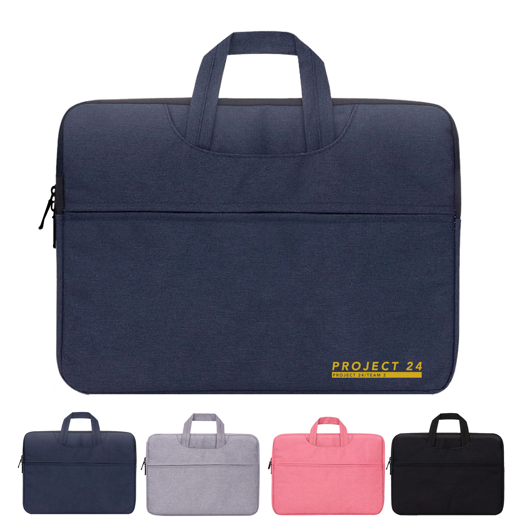 Universal Jacquard Laptop Sleeve with Large Front Pocket