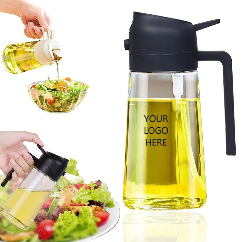 2-in-1 16oz Kitchen Olive Oil Sprayer For Cooking 5