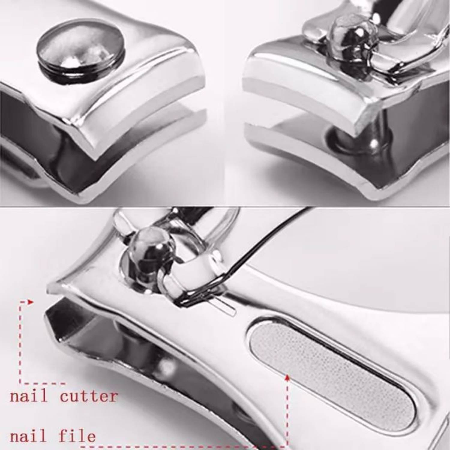 Multifunctional Retro Keychain with Opener & Nail Clipper 10