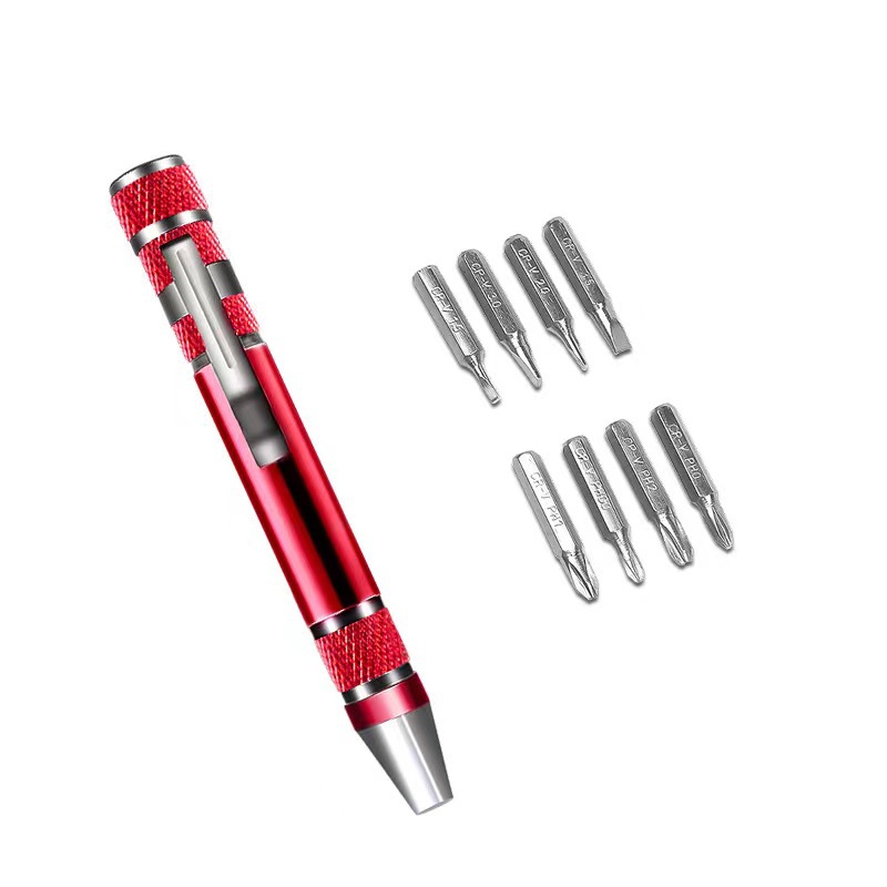 Pen Shaped Metal Screwdrivers 8 screwdriver head sets with magnetism 3