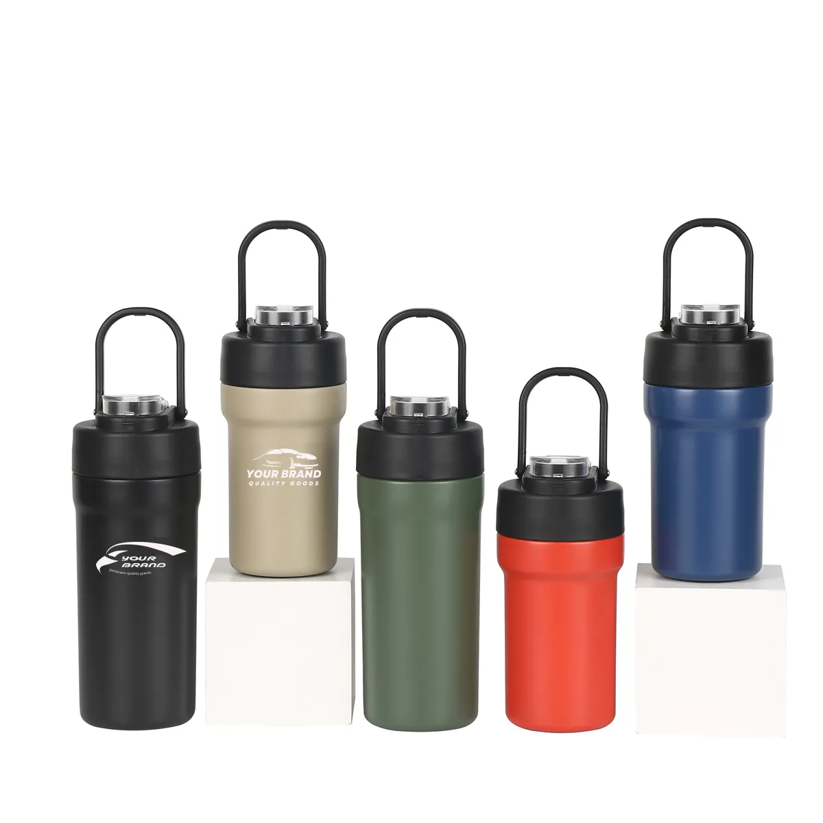 23oz.Sports Gym Customized Water Bottle with Straw Handle 3