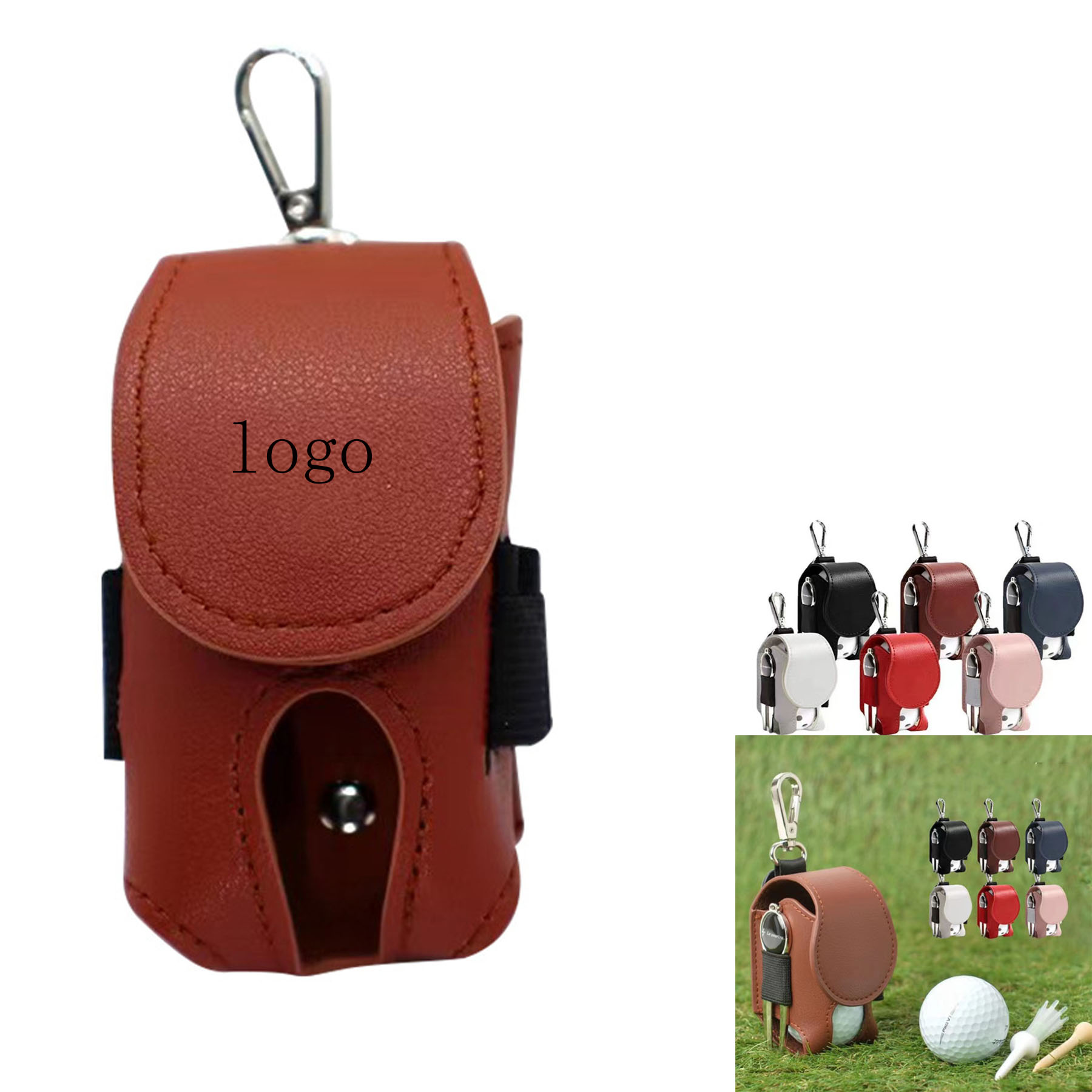 PU Leather Golf Storage Bag 3