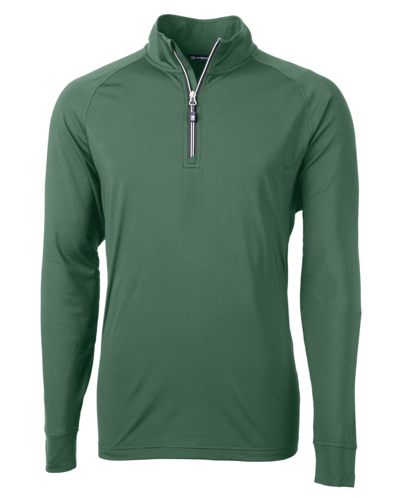 Cutter & Buck Adapt Recycled Soft Knit Stretch  Mens Quarter Zip Pullover 178