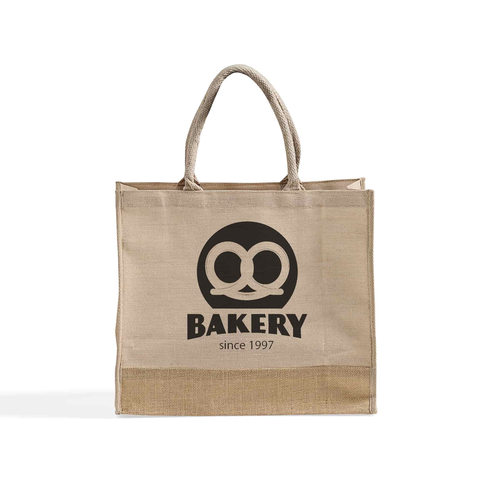 Juco Market Tote Bag, custom tote bag with logo imprint 2