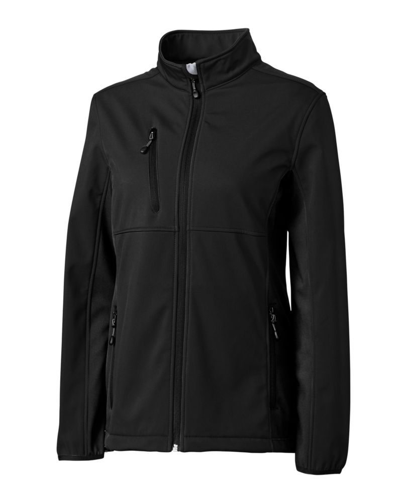 Clique Narvik Recycled Colorblock Stretch Softshell Womens Full Zip Jacket 2