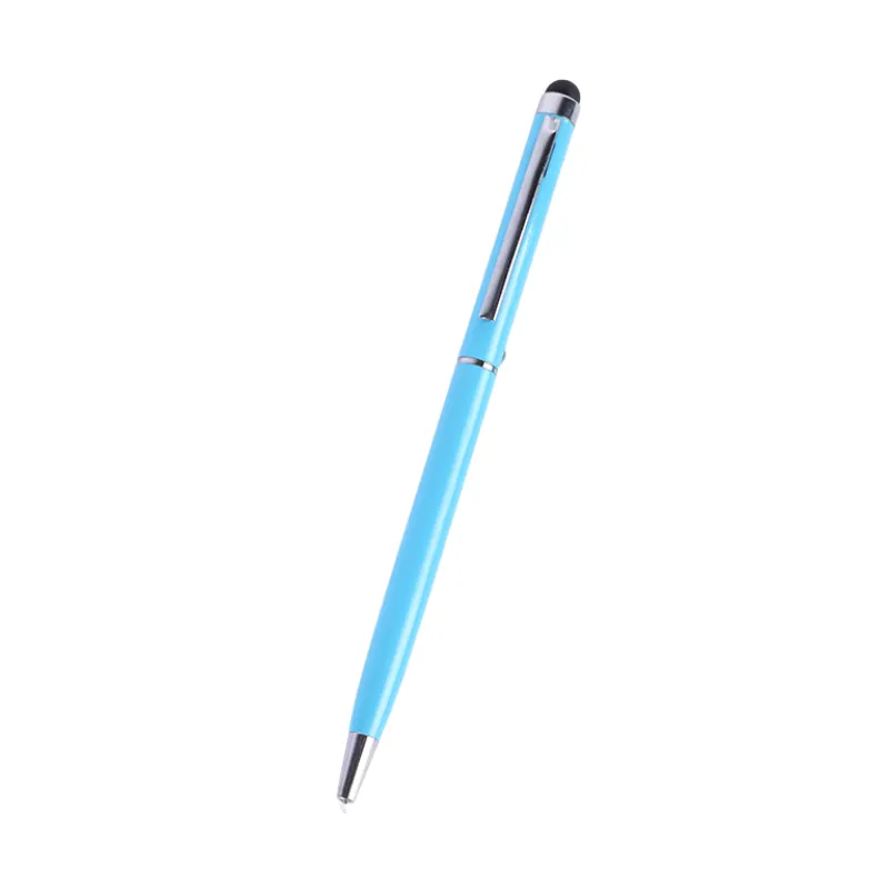 Click Metal Pen 5.3x0.3 Inch Durable Ballpoint with Stylus 25