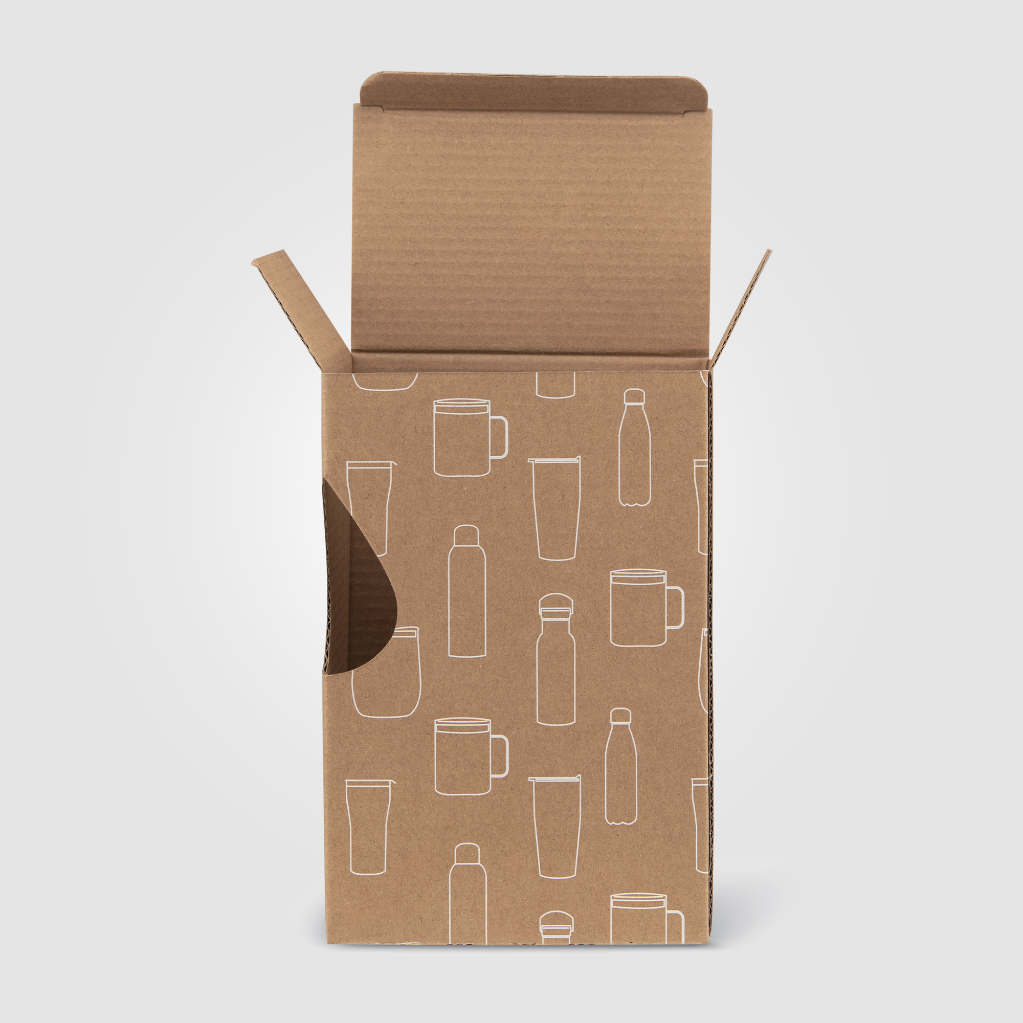 Craft Paper Gift Box for Drinkware #4