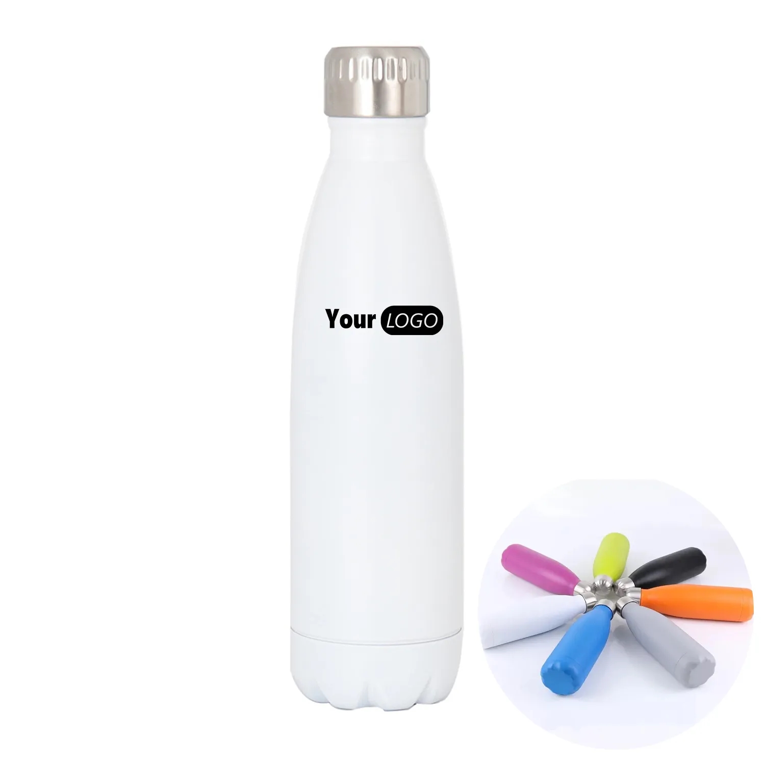 Double Wall Stainless Bottle, custom water bottle with logo imprint 6