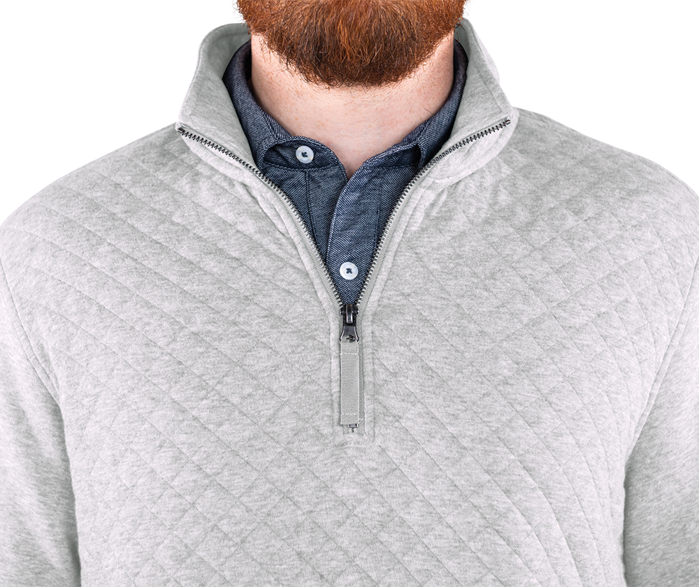 Men's Franconia Quilted Pullover, custom hoodie or sweatshirt with logo imprint 9