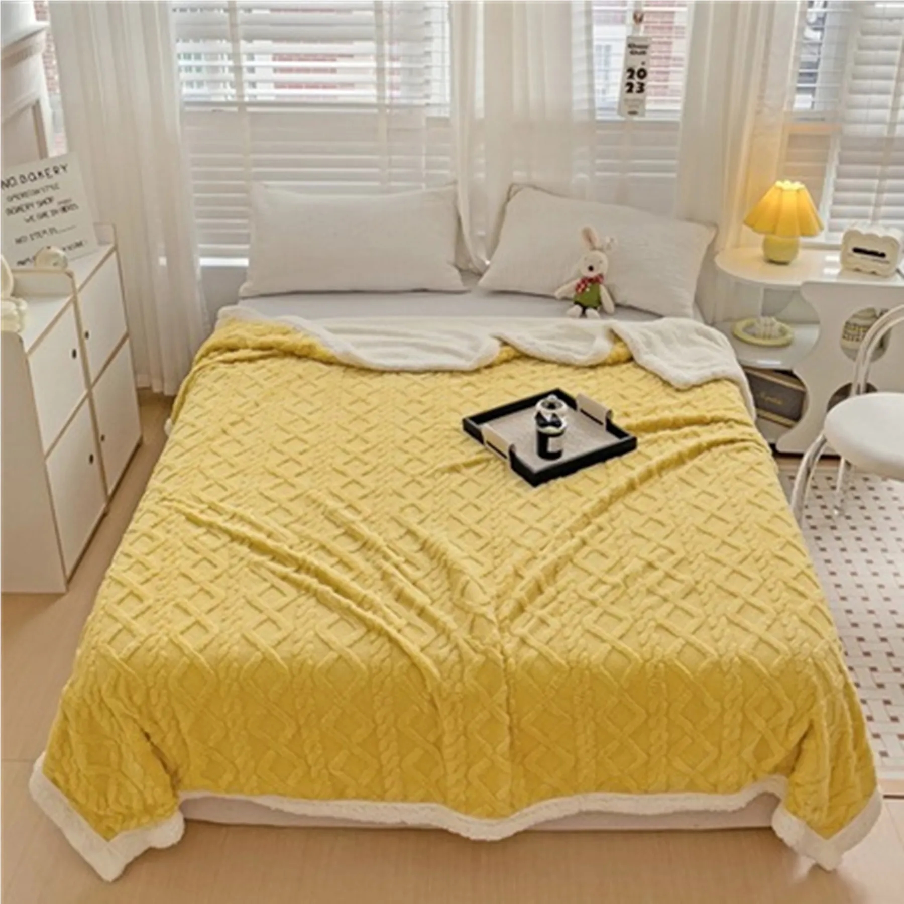 Sherpa Throw Blanket 2