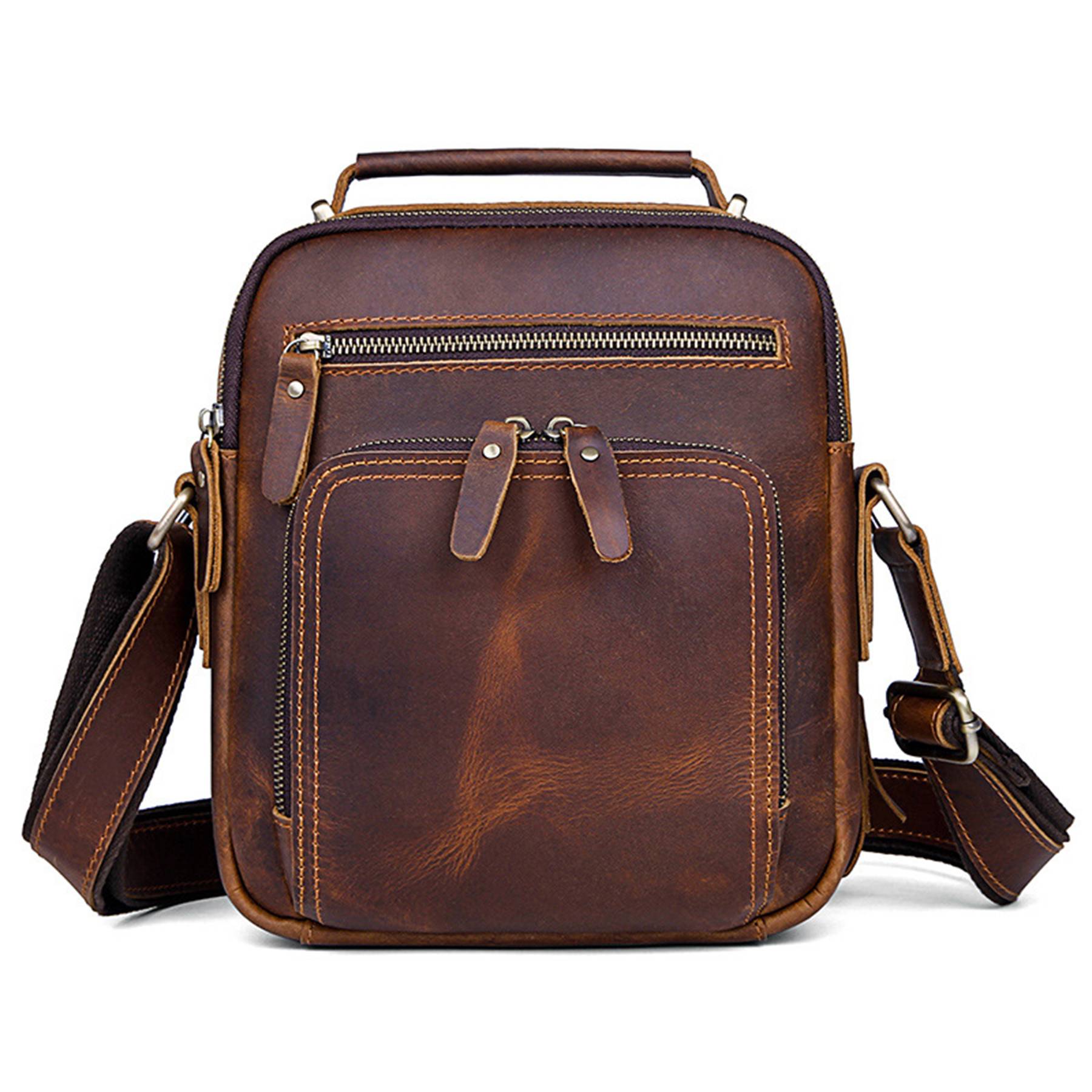 Leather Wearable Cross-body Bag 6
