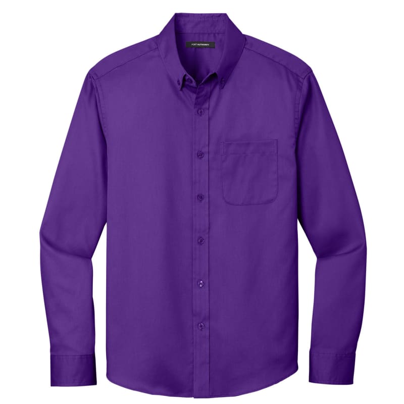 Port Authority Long Sleeve SuperPro React Twill Shirt. 34