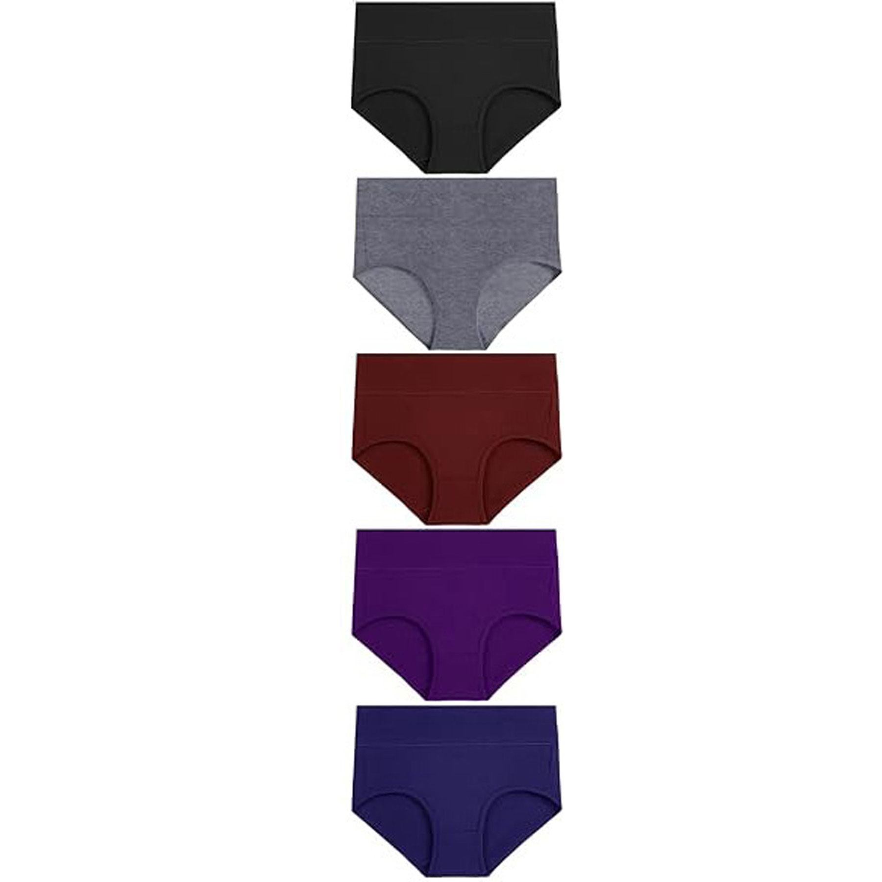 High Waisted Full Coverage Cotton Panties 2