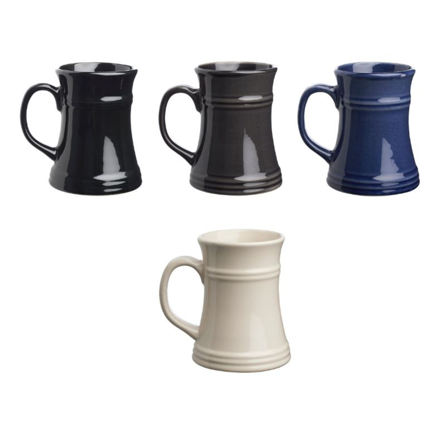 Ceramic Coated Craft Beer Tankard Mugs, 17 oz. 4