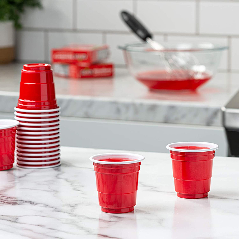 2oz Mini Disposable Plastic Shot Glasses 2