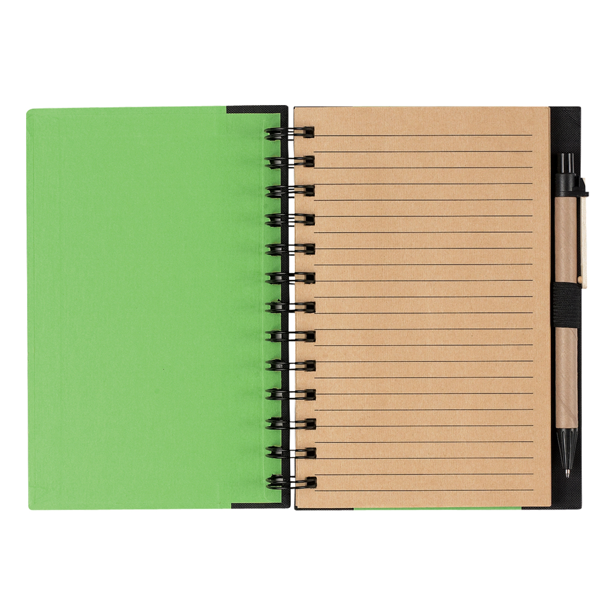 ECO-INSPIRED SPIRAL NOTEBOOK & PEN 14