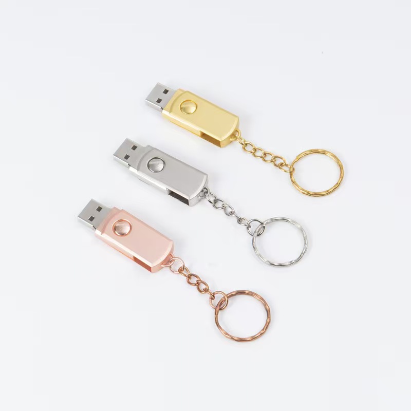 8GB Rotating Metal USB Flash Drive 3