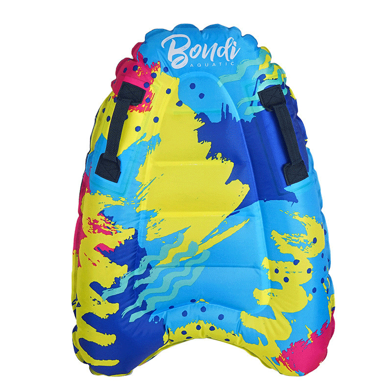 Kids Inflatable Boogie Board Lightweight Swimming Floating Surfboard 9