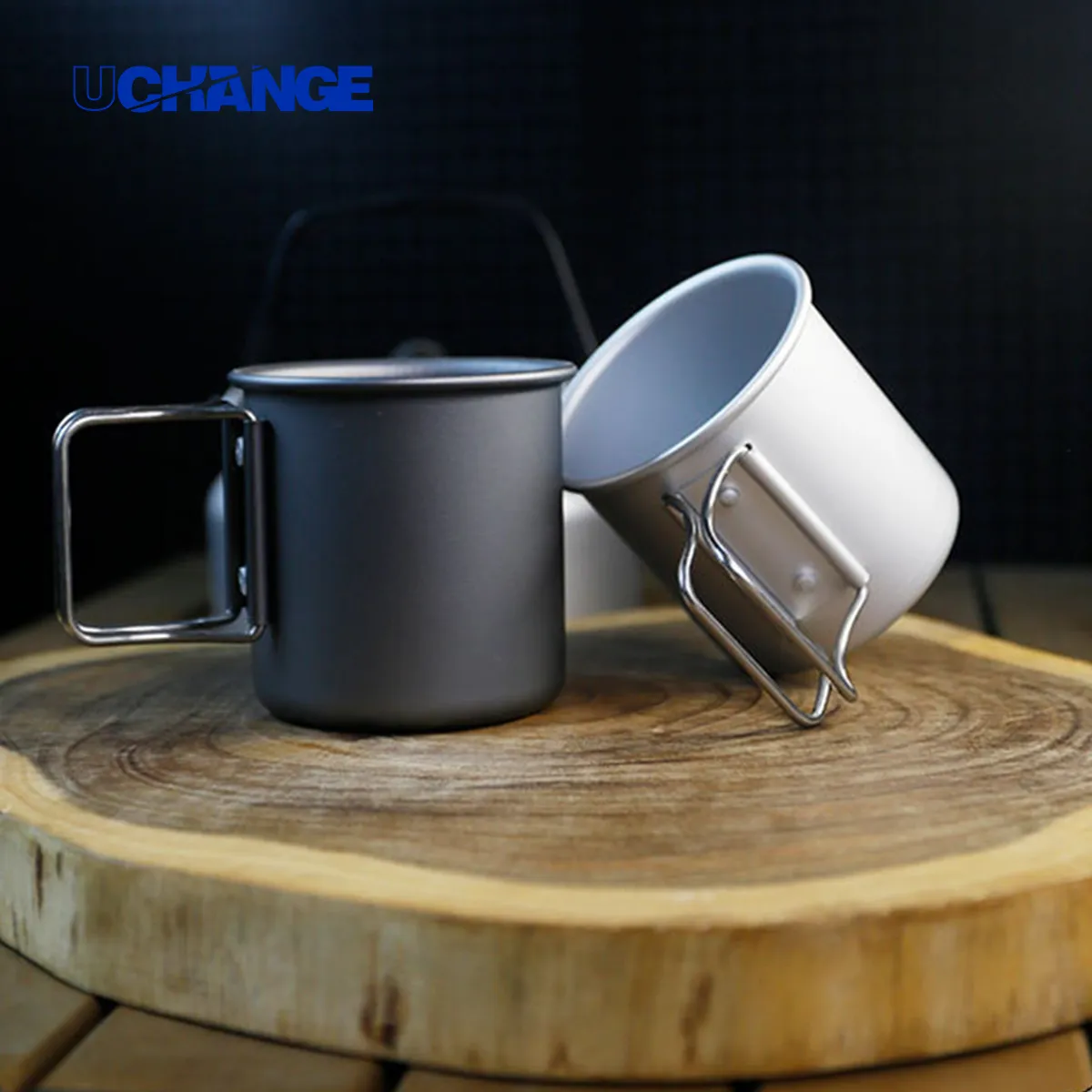 Lightweight Aluminum Camping Mug With Folding Handle 4