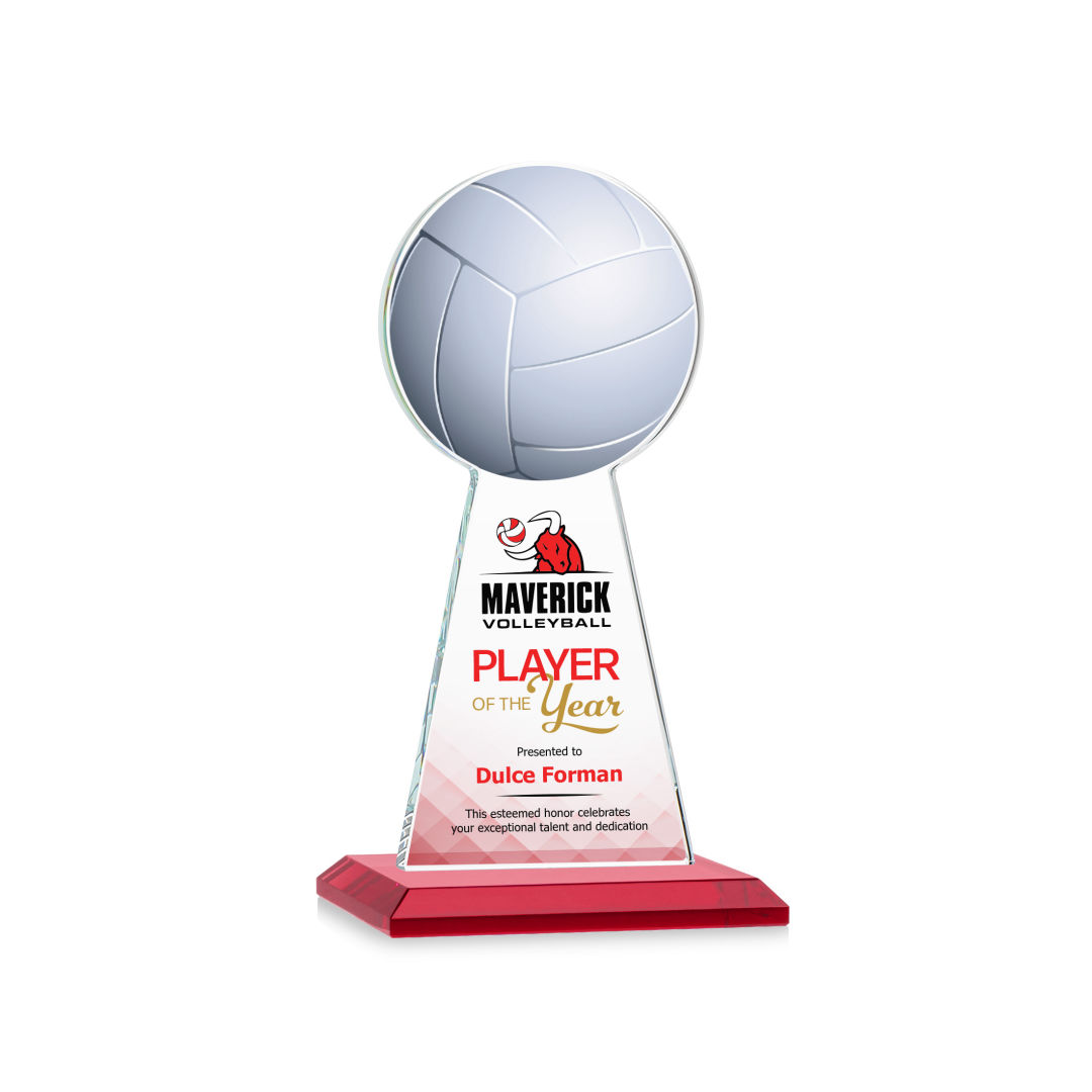 Edenwood Volleyball VividPrint™ Award - Red 8