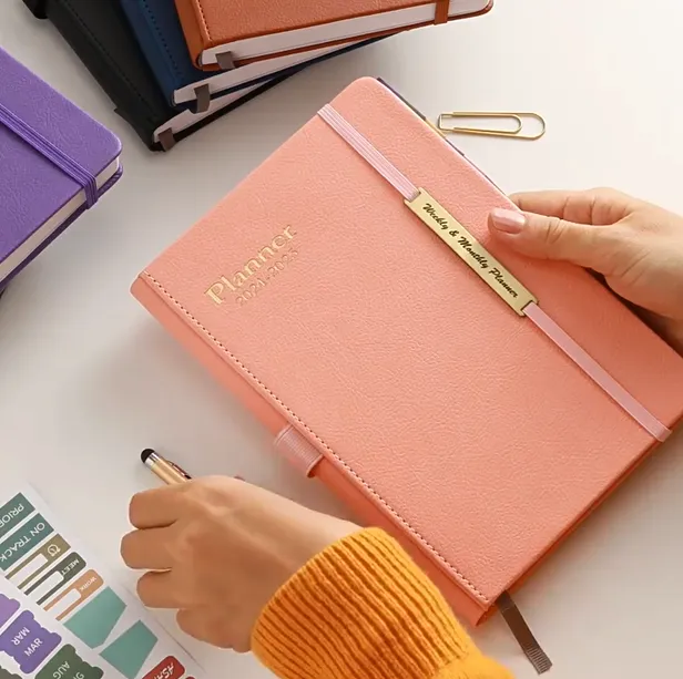2025-2026 A5 Leather 18 Months Planner Notebook 8