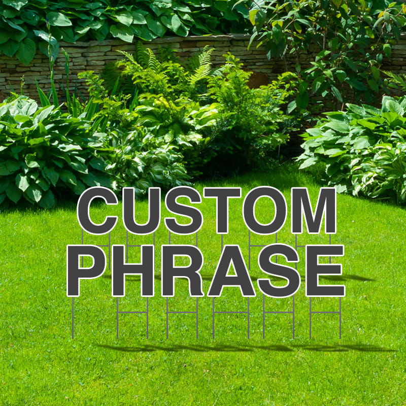 Custom Your Own Yard Letters 3